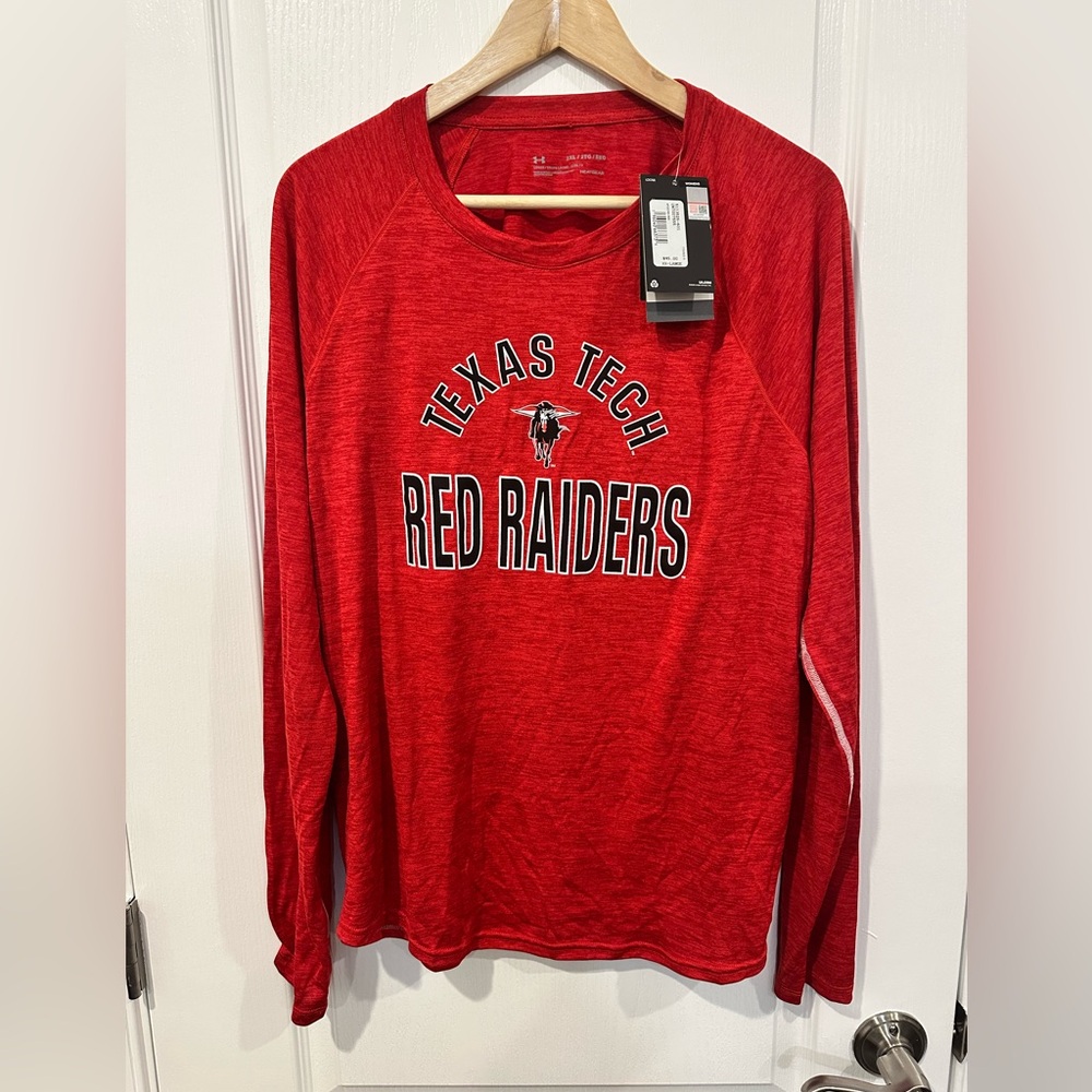 Texas Tech Red Raiders Under Armour Loose Women’s Long Sleeve Shirt  - Size XXL